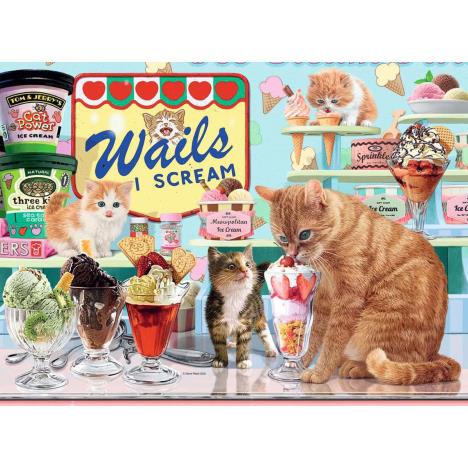 The Cat that got the Cream 500pc Jigsaw Puzzle Extra Image 1